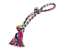 Rope toy  jouet corde double   55 cm  320g  2 knots