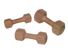 Wooden Retrieving Dumbbell   approx. 125g