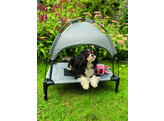 Outdoor dog lounger  Chill Cool  with parasol   76x61x18 cm