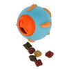 Balle snack pour rongeur bleu/orange  O7cm