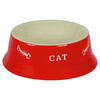 Keramieken bak Cat 200 ml  op kleurgesort.  rood/geel 