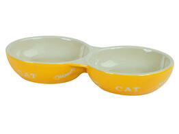 Gamelle en ceramique Cat 2X200ml - coloris assortis