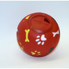 Snackbal v. honden o11cm  rood