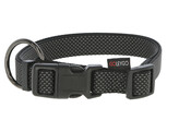 SetgoLeyGo Flat Collar Leash 25mmX40-65cm  2cmX1.4-2m bla.