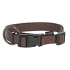 SetgoLeyGo Flat Collar Leash 25mmX40-65cm  2cmX1.4-2m brown