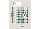 Pluimveenet Premium groen 50m 122 cm  ES  niet elektr.