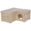 Hamsterhuis natural  3 hokjes 24 x 24 x 11 cm