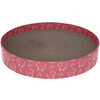 Kattenkrabbord Circle van karton  pink  O 34 cm