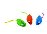 Mesh mouse with catnip   display 28 pcs  6 5 cm