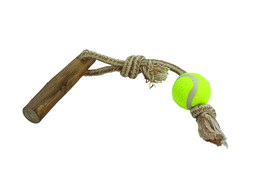 Coffee wood with rope and ball   S   approx. 40 cm