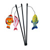 Rod with fish  with catnip   Display 9 pcs 