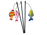 Rod with fish  with catnip   Display 9 pcs 