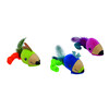 Plush mice with catnip   Display 21 pcs  8 cm