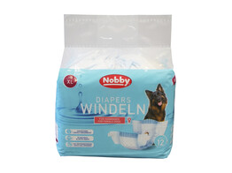 Diapers f. female dogs   12 pcs.  XL   40 - 58 cm