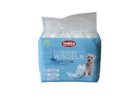 Diapers f. male dogs   12 pcs.  S-M   30 - 46 cm