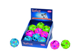 Rubber Snackball   O 7 cm  Display 9 pcs