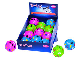 Rubber Snackball   O 9 cm  Display 11 pcs