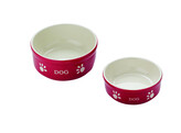 Dog ceramic bowl  DOG    12 X 12 X 3 7 cm  130 ml