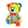 Lion et singe en peluche sans couineur   display 9 pcs  30 cm