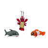 Mesh sea animals with catnip   Display 30 pcs  8-10 cm