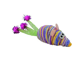 Wool mouse with catnip   Display 20 pcs  8 cm